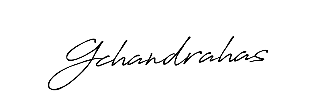 if you are searching for the best signature style for your name Gchandrahas. so please give up your signature search. here we have designed multiple signature styles  using Antro_Vectra_Bolder. Gchandrahas signature style 7 images and pictures png