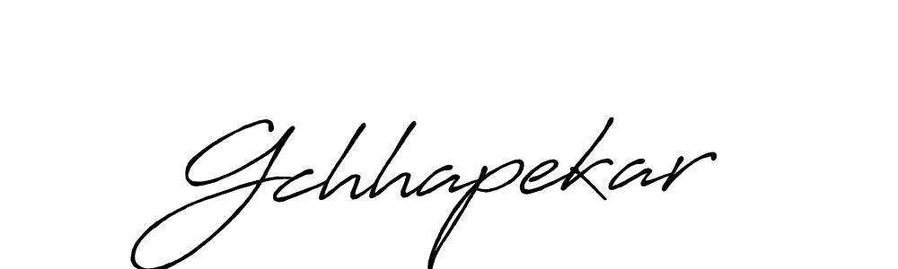 Design your own signature with our free online signature maker. With this signature software, you can create a handwritten (Antro_Vectra_Bolder) signature for name Gchhapekar. Gchhapekar signature style 7 images and pictures png