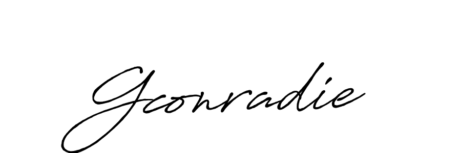 You should practise on your own different ways (Antro_Vectra_Bolder) to write your name (Gconradie) in signature. don't let someone else do it for you. Gconradie signature style 7 images and pictures png