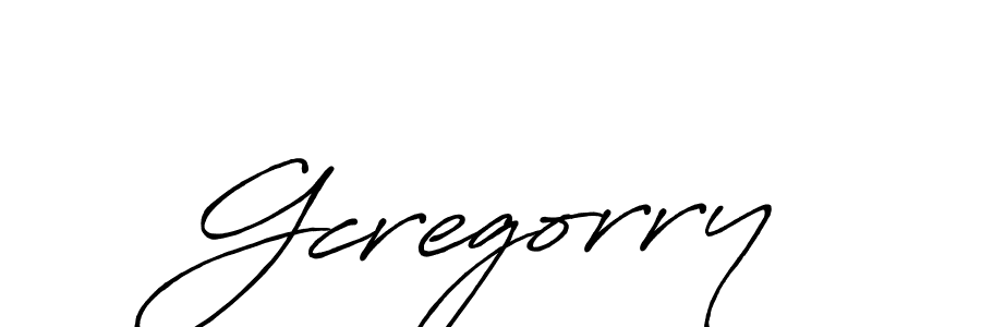 How to make Gcregorry signature? Antro_Vectra_Bolder is a professional autograph style. Create handwritten signature for Gcregorry name. Gcregorry signature style 7 images and pictures png