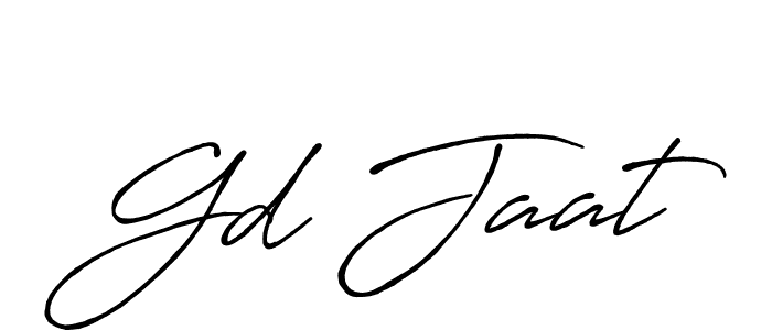 Also You can easily find your signature by using the search form. We will create Gd Jaat name handwritten signature images for you free of cost using Antro_Vectra_Bolder sign style. Gd Jaat signature style 7 images and pictures png