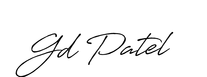 Once you've used our free online signature maker to create your best signature Antro_Vectra_Bolder style, it's time to enjoy all of the benefits that Gd Patel name signing documents. Gd Patel signature style 7 images and pictures png