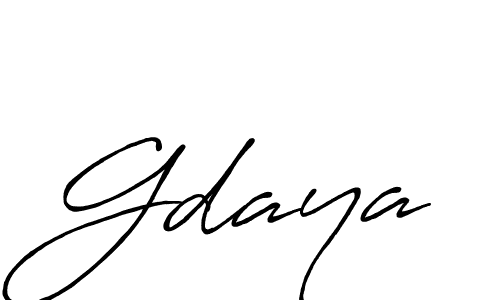 Also You can easily find your signature by using the search form. We will create Gdaya name handwritten signature images for you free of cost using Antro_Vectra_Bolder sign style. Gdaya signature style 7 images and pictures png