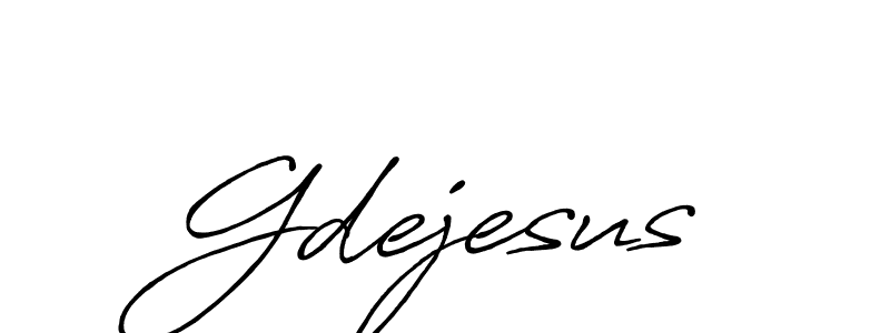 How to make Gdejesus name signature. Use Antro_Vectra_Bolder style for creating short signs online. This is the latest handwritten sign. Gdejesus signature style 7 images and pictures png