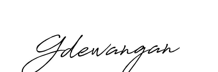 Gdewangan stylish signature style. Best Handwritten Sign (Antro_Vectra_Bolder) for my name. Handwritten Signature Collection Ideas for my name Gdewangan. Gdewangan signature style 7 images and pictures png