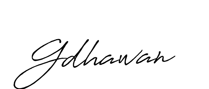 It looks lik you need a new signature style for name Gdhawan. Design unique handwritten (Antro_Vectra_Bolder) signature with our free signature maker in just a few clicks. Gdhawan signature style 7 images and pictures png