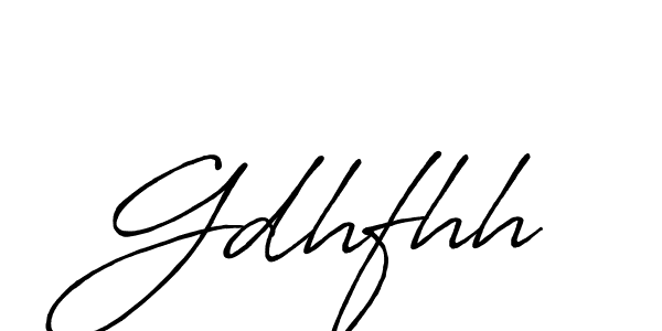 Create a beautiful signature design for name Gdhfhh. With this signature (Antro_Vectra_Bolder) fonts, you can make a handwritten signature for free. Gdhfhh signature style 7 images and pictures png