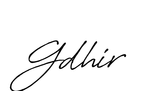 You should practise on your own different ways (Antro_Vectra_Bolder) to write your name (Gdhir) in signature. don't let someone else do it for you. Gdhir signature style 7 images and pictures png