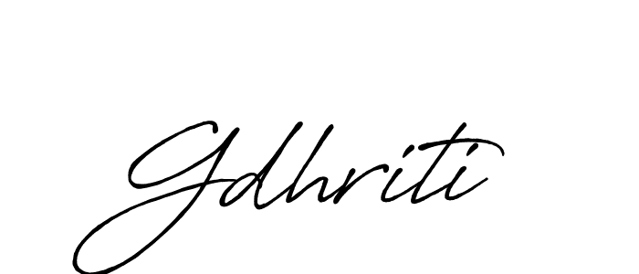 Make a beautiful signature design for name Gdhriti. Use this online signature maker to create a handwritten signature for free. Gdhriti signature style 7 images and pictures png