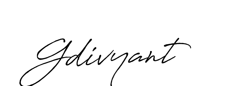 How to make Gdivyant name signature. Use Antro_Vectra_Bolder style for creating short signs online. This is the latest handwritten sign. Gdivyant signature style 7 images and pictures png