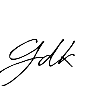 Gdk stylish signature style. Best Handwritten Sign (Antro_Vectra_Bolder) for my name. Handwritten Signature Collection Ideas for my name Gdk. Gdk signature style 7 images and pictures png