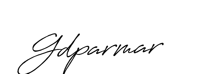 Make a beautiful signature design for name Gdparmar. With this signature (Antro_Vectra_Bolder) style, you can create a handwritten signature for free. Gdparmar signature style 7 images and pictures png