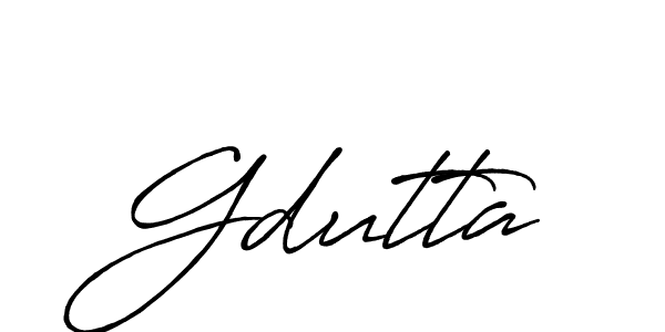 It looks lik you need a new signature style for name Gdutta. Design unique handwritten (Antro_Vectra_Bolder) signature with our free signature maker in just a few clicks. Gdutta signature style 7 images and pictures png