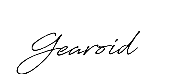 Once you've used our free online signature maker to create your best signature Antro_Vectra_Bolder style, it's time to enjoy all of the benefits that Gearoid name signing documents. Gearoid signature style 7 images and pictures png