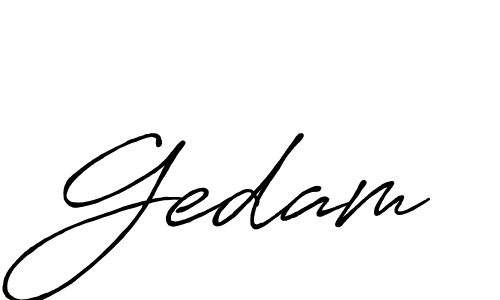 Best and Professional Signature Style for Gedam. Antro_Vectra_Bolder Best Signature Style Collection. Gedam signature style 7 images and pictures png