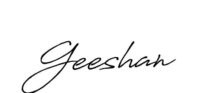 Make a beautiful signature design for name Geeshan. With this signature (Antro_Vectra_Bolder) style, you can create a handwritten signature for free. Geeshan signature style 7 images and pictures png