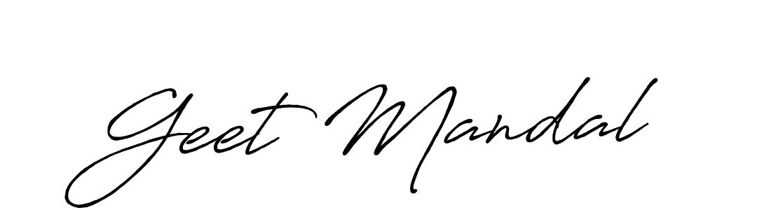 Also You can easily find your signature by using the search form. We will create Geet Mandal name handwritten signature images for you free of cost using Antro_Vectra_Bolder sign style. Geet Mandal signature style 7 images and pictures png