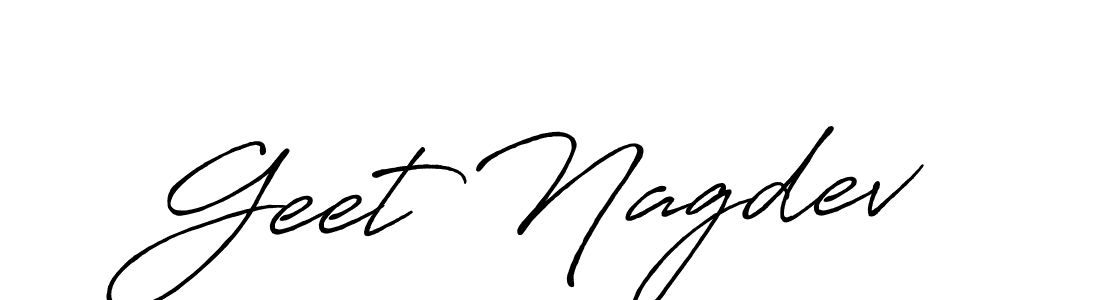 It looks lik you need a new signature style for name Geet Nagdev. Design unique handwritten (Antro_Vectra_Bolder) signature with our free signature maker in just a few clicks. Geet Nagdev signature style 7 images and pictures png
