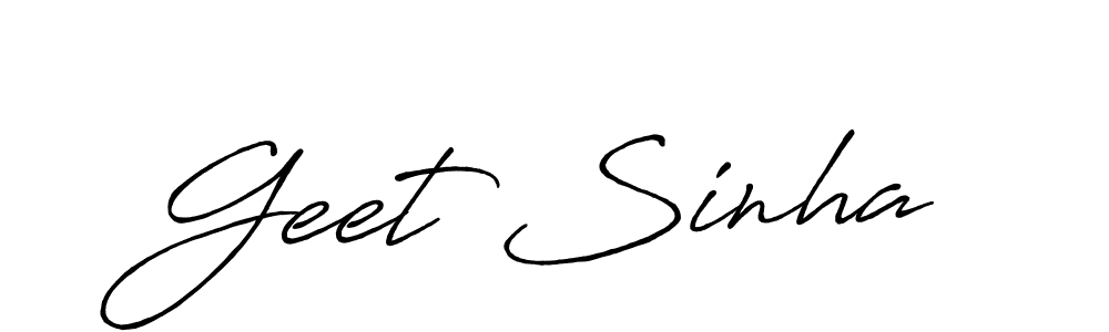 You can use this online signature creator to create a handwritten signature for the name Geet Sinha. This is the best online autograph maker. Geet Sinha signature style 7 images and pictures png