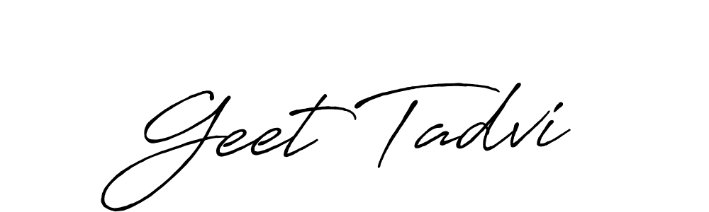Check out images of Autograph of Geet Tadvi name. Actor Geet Tadvi Signature Style. Antro_Vectra_Bolder is a professional sign style online. Geet Tadvi signature style 7 images and pictures png