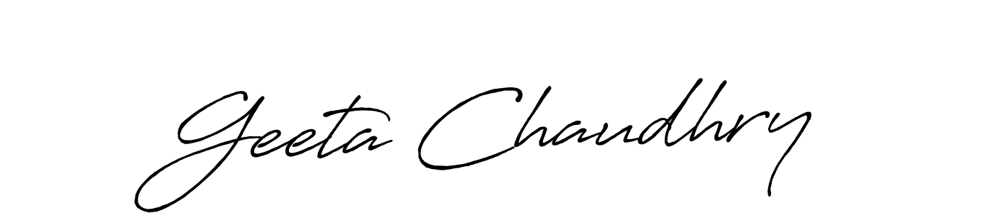 Once you've used our free online signature maker to create your best signature Antro_Vectra_Bolder style, it's time to enjoy all of the benefits that Geeta Chaudhry name signing documents. Geeta Chaudhry signature style 7 images and pictures png