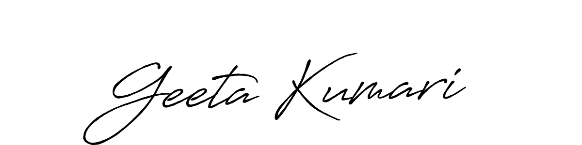 How to Draw Geeta Kumari signature style? Antro_Vectra_Bolder is a latest design signature styles for name Geeta Kumari. Geeta Kumari signature style 7 images and pictures png