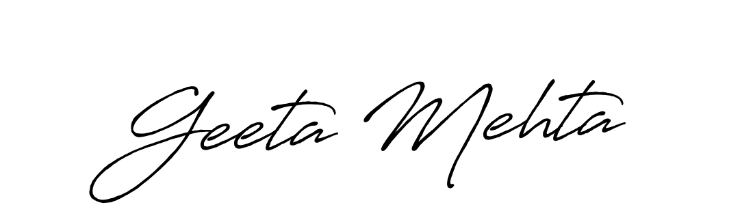 Make a beautiful signature design for name Geeta Mehta. Use this online signature maker to create a handwritten signature for free. Geeta Mehta signature style 7 images and pictures png
