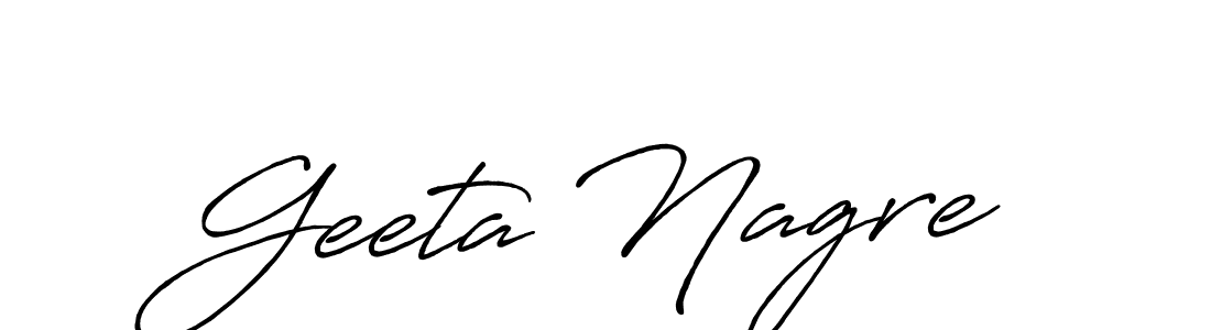 Once you've used our free online signature maker to create your best signature Antro_Vectra_Bolder style, it's time to enjoy all of the benefits that Geeta Nagre name signing documents. Geeta Nagre signature style 7 images and pictures png