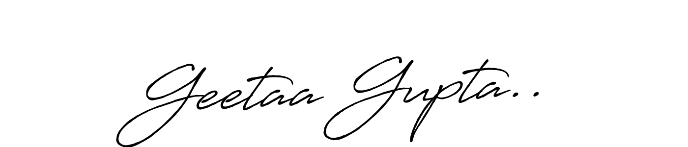 You should practise on your own different ways (Antro_Vectra_Bolder) to write your name (Geetaa Gupta..) in signature. don't let someone else do it for you. Geetaa Gupta.. signature style 7 images and pictures png