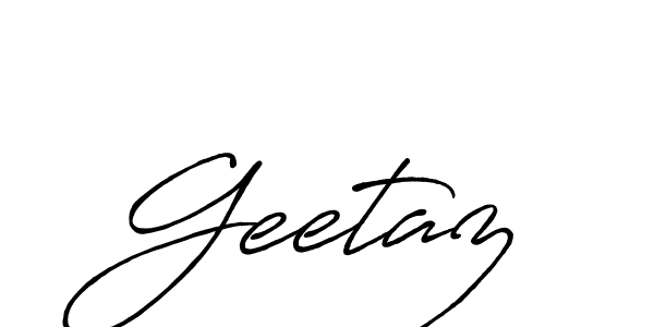 You should practise on your own different ways (Antro_Vectra_Bolder) to write your name (Geetaz) in signature. don't let someone else do it for you. Geetaz signature style 7 images and pictures png