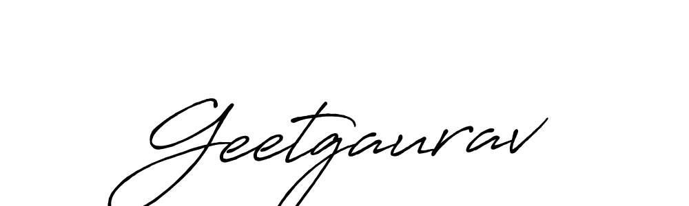 Design your own signature with our free online signature maker. With this signature software, you can create a handwritten (Antro_Vectra_Bolder) signature for name Geetgaurav. Geetgaurav signature style 7 images and pictures png