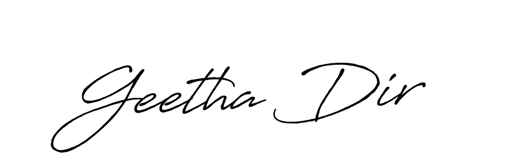 Make a beautiful signature design for name Geetha Dir. Use this online signature maker to create a handwritten signature for free. Geetha Dir signature style 7 images and pictures png