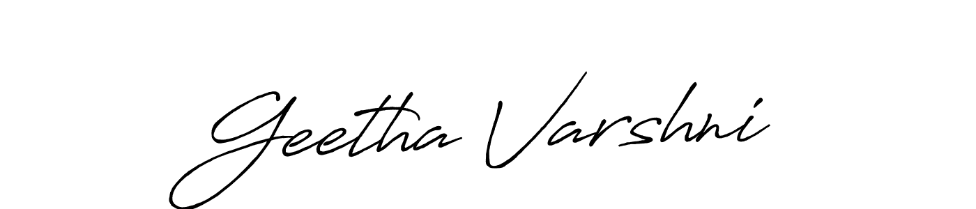 Make a short Geetha Varshni signature style. Manage your documents anywhere anytime using Antro_Vectra_Bolder. Create and add eSignatures, submit forms, share and send files easily. Geetha Varshni signature style 7 images and pictures png
