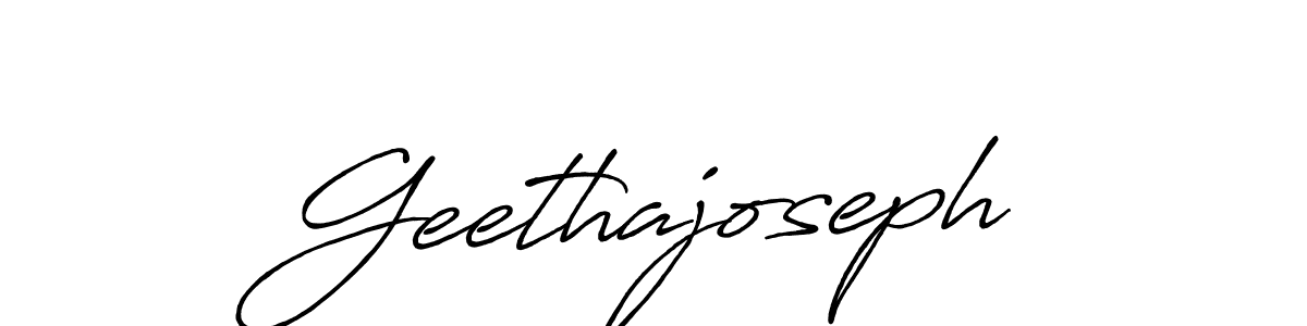 Make a beautiful signature design for name Geethajoseph. Use this online signature maker to create a handwritten signature for free. Geethajoseph signature style 7 images and pictures png