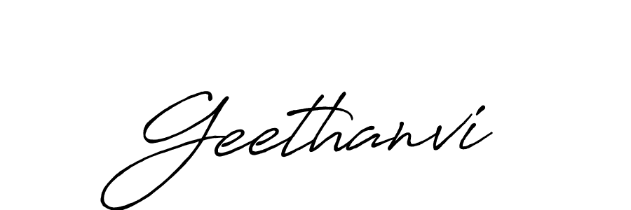 Antro_Vectra_Bolder is a professional signature style that is perfect for those who want to add a touch of class to their signature. It is also a great choice for those who want to make their signature more unique. Get Geethanvi name to fancy signature for free. Geethanvi signature style 7 images and pictures png