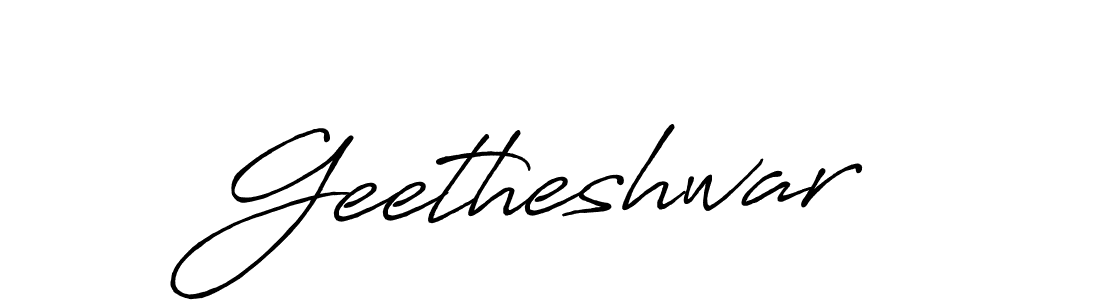 How to make Geetheshwar signature? Antro_Vectra_Bolder is a professional autograph style. Create handwritten signature for Geetheshwar name. Geetheshwar signature style 7 images and pictures png