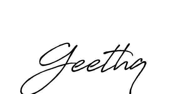 if you are searching for the best signature style for your name Geethq. so please give up your signature search. here we have designed multiple signature styles  using Antro_Vectra_Bolder. Geethq signature style 7 images and pictures png