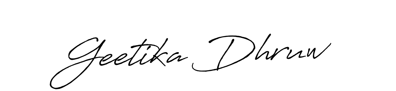 if you are searching for the best signature style for your name Geetika Dhruw. so please give up your signature search. here we have designed multiple signature styles  using Antro_Vectra_Bolder. Geetika Dhruw signature style 7 images and pictures png