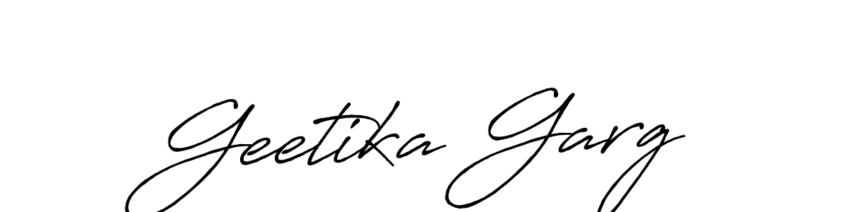 Antro_Vectra_Bolder is a professional signature style that is perfect for those who want to add a touch of class to their signature. It is also a great choice for those who want to make their signature more unique. Get Geetika Garg name to fancy signature for free. Geetika Garg signature style 7 images and pictures png