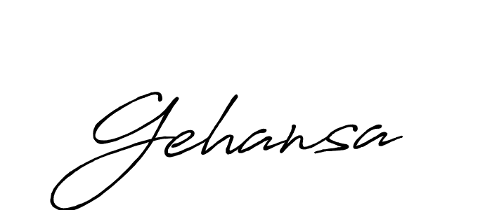 How to make Gehansa name signature. Use Antro_Vectra_Bolder style for creating short signs online. This is the latest handwritten sign. Gehansa signature style 7 images and pictures png