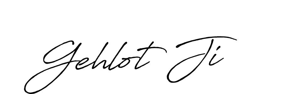 It looks lik you need a new signature style for name Gehlot Ji. Design unique handwritten (Antro_Vectra_Bolder) signature with our free signature maker in just a few clicks. Gehlot Ji signature style 7 images and pictures png