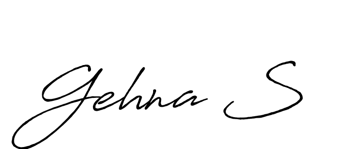Make a beautiful signature design for name Gehna S. Use this online signature maker to create a handwritten signature for free. Gehna S signature style 7 images and pictures png