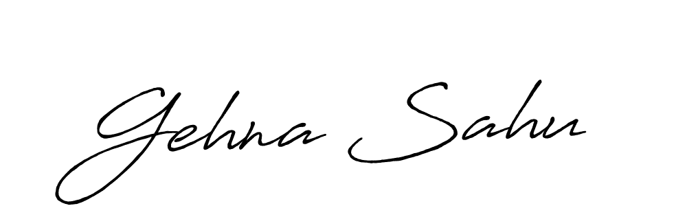 It looks lik you need a new signature style for name Gehna Sahu. Design unique handwritten (Antro_Vectra_Bolder) signature with our free signature maker in just a few clicks. Gehna Sahu signature style 7 images and pictures png