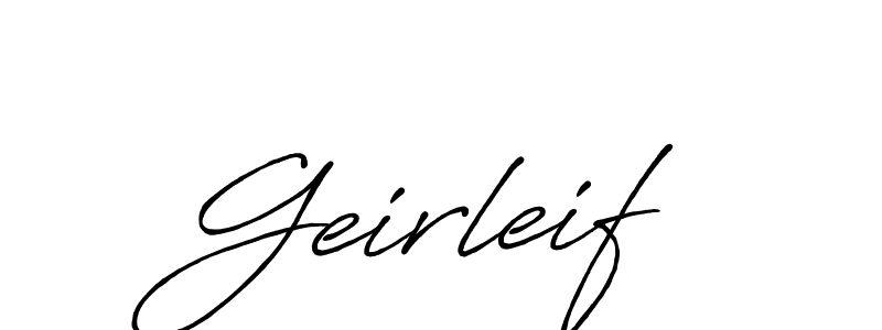 It looks lik you need a new signature style for name Geirleif. Design unique handwritten (Antro_Vectra_Bolder) signature with our free signature maker in just a few clicks. Geirleif signature style 7 images and pictures png