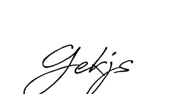 Make a short Gekjs  signature style. Manage your documents anywhere anytime using Antro_Vectra_Bolder. Create and add eSignatures, submit forms, share and send files easily. Gekjs  signature style 7 images and pictures png