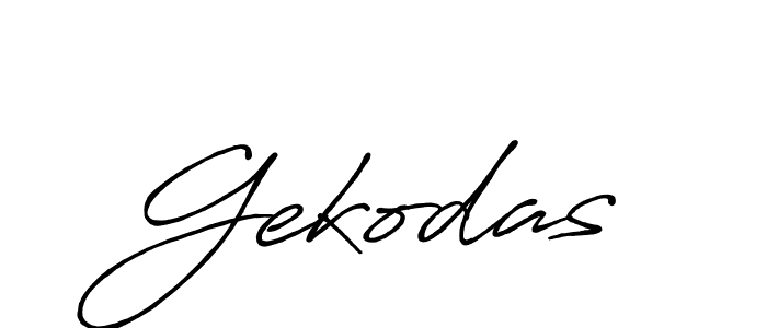 Also we have Gekodas name is the best signature style. Create professional handwritten signature collection using Antro_Vectra_Bolder autograph style. Gekodas signature style 7 images and pictures png