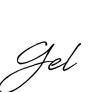 Design your own signature with our free online signature maker. With this signature software, you can create a handwritten (Antro_Vectra_Bolder) signature for name Gel. Gel signature style 7 images and pictures png