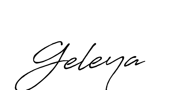 Use a signature maker to create a handwritten signature online. With this signature software, you can design (Antro_Vectra_Bolder) your own signature for name Geleya. Geleya signature style 7 images and pictures png