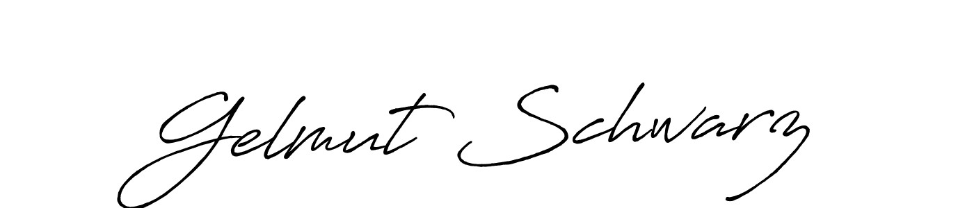 Make a beautiful signature design for name Gelmut Schwarz. With this signature (Antro_Vectra_Bolder) style, you can create a handwritten signature for free. Gelmut Schwarz signature style 7 images and pictures png