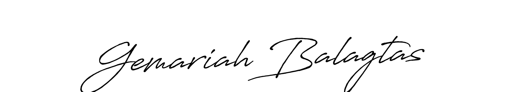 How to make Gemariah Balagtas name signature. Use Antro_Vectra_Bolder style for creating short signs online. This is the latest handwritten sign. Gemariah Balagtas signature style 7 images and pictures png